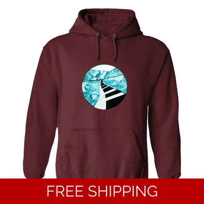 Le Studio Piano Window Premium Hoodie